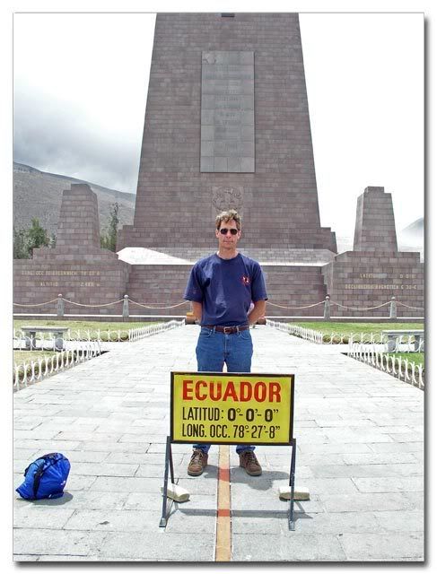 Tim at the Equator