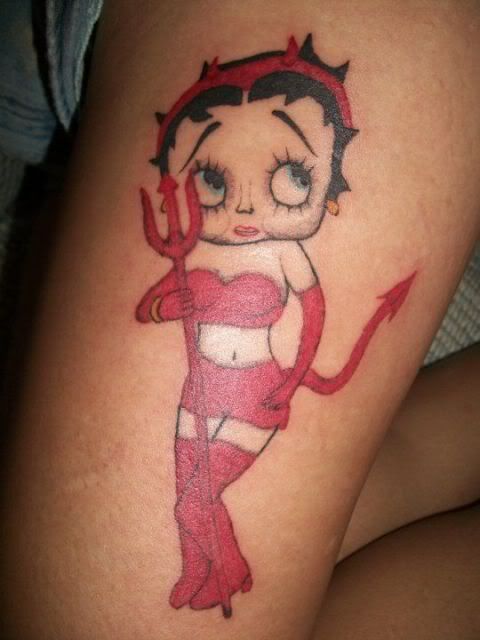 Betty Boop Tattoo Image