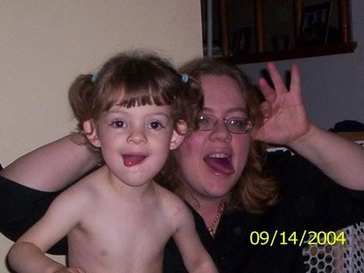 silly with mommy