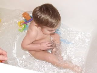 first bath