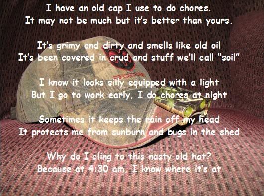 Ode to my hat - Homesteading Questions