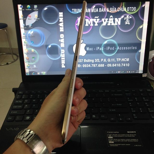 Galaxy Tab S T750 8.4 inch 99% & Galaxy Tab 4 T231 98% cty còn bh dài - 1