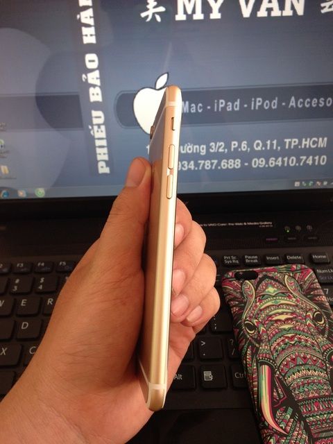 Iphone 6 16GB Gold FPT còn BH 1 đổi 1 đến 01-2016 - 1