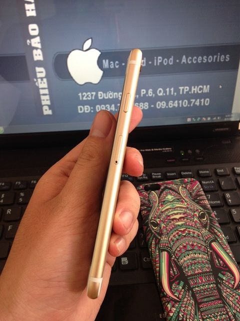 Iphone 6 16GB Gold FPT còn BH 1 đổi 1 đến 01-2016 - 2