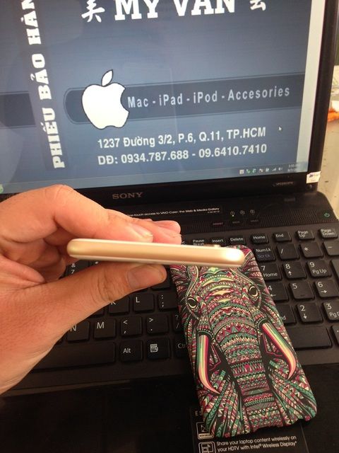 Iphone 6 16GB Gold FPT còn BH 1 đổi 1 đến 01-2016 - 3