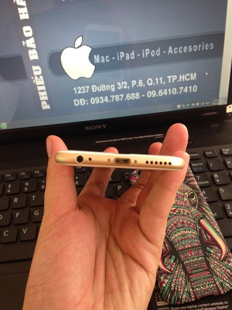 Iphone 6 16GB Gold FPT còn BH 1 đổi 1 đến 01-2016 - 4
