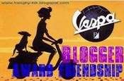 Vespa Blogger Award Friendship