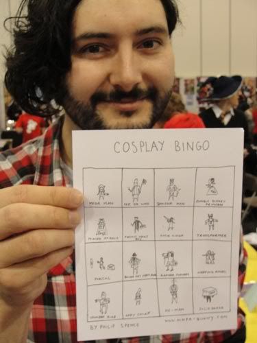 Here's Philip Spense with Cosplay Bingo