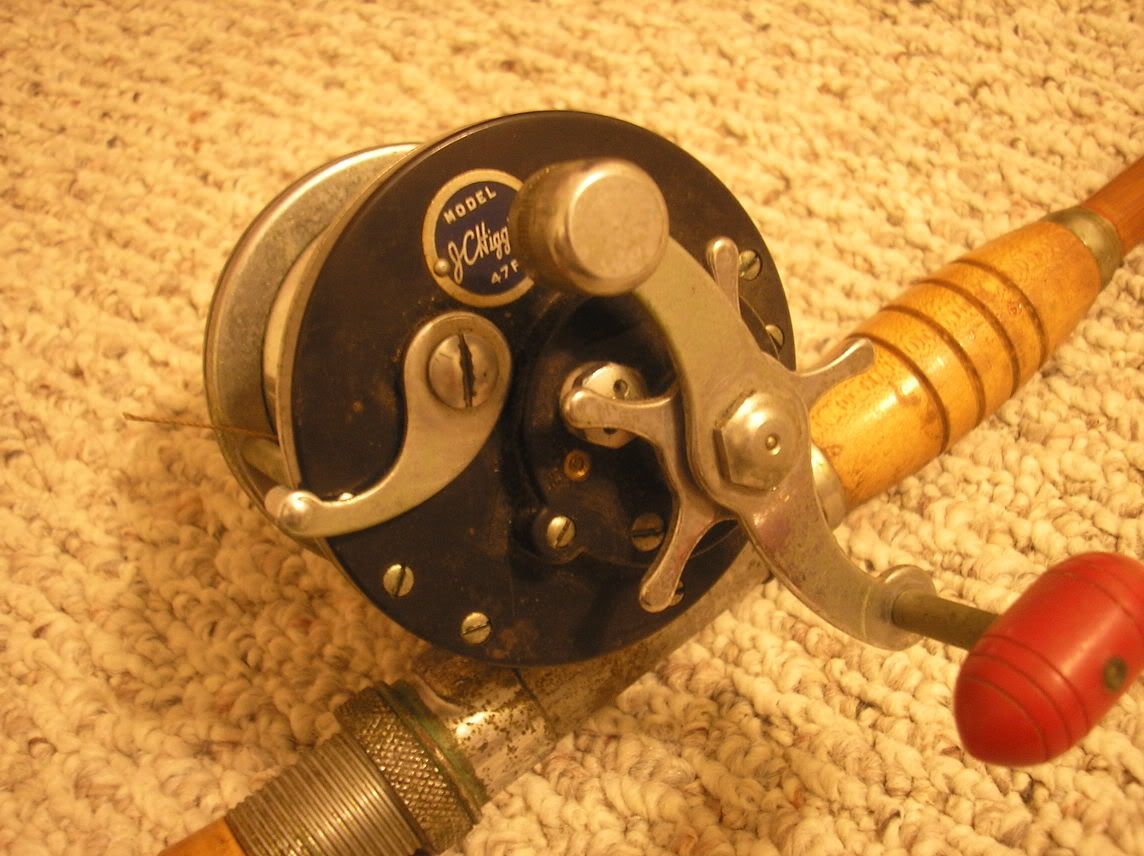 jc higgins fishing rod and reel