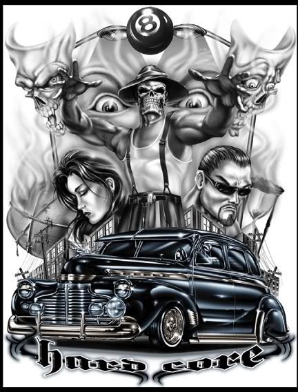 lowrider art tattoos