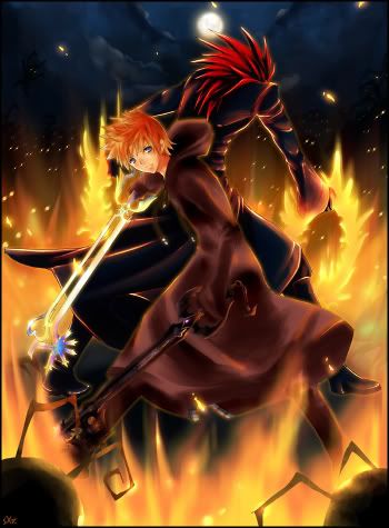 AXEL AND ROXAS YAOI!!!!!!!!! the faces of roxas 