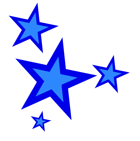 Blue-star-tattoos. blue stars. i92.photobucket.com