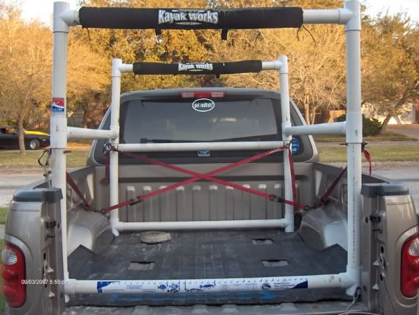 PVC Kayak Truck Rack Plans http://texaskayakfisherman.com/forum 