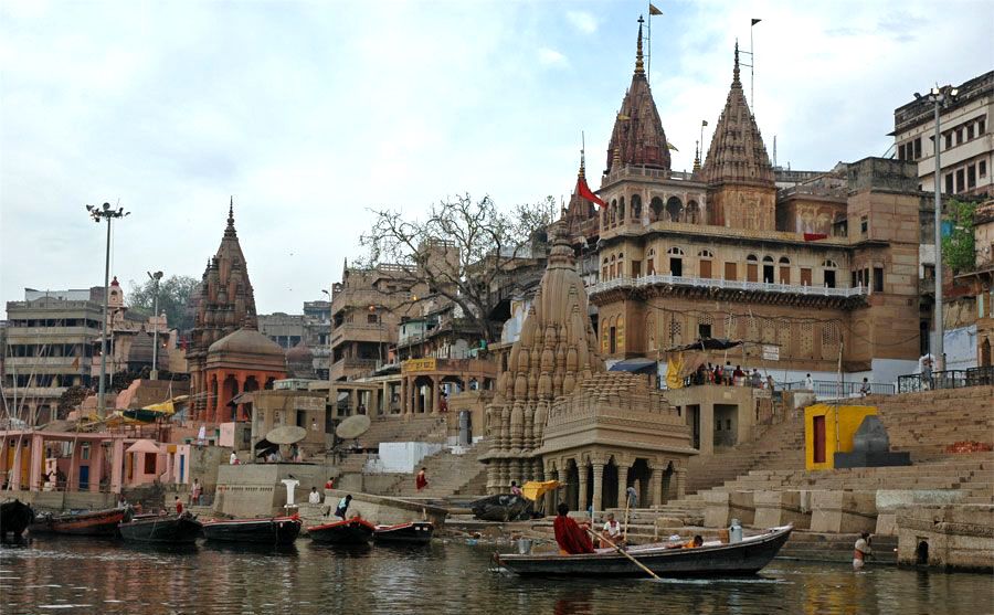 Balade en bateau sur le Gange à Varanasi