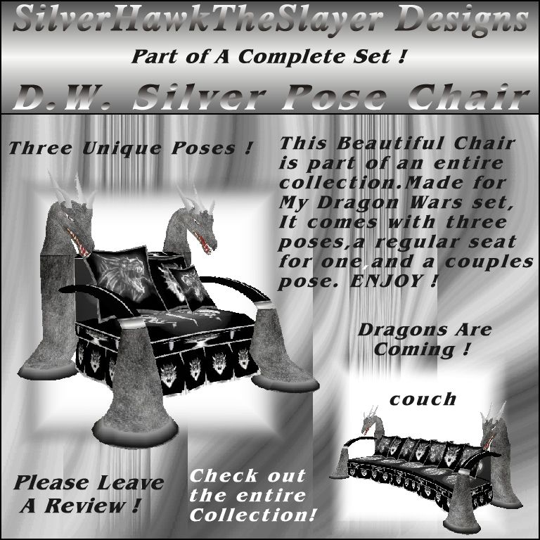 Dragon Chair with Poses
