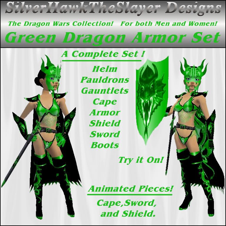 female green armor