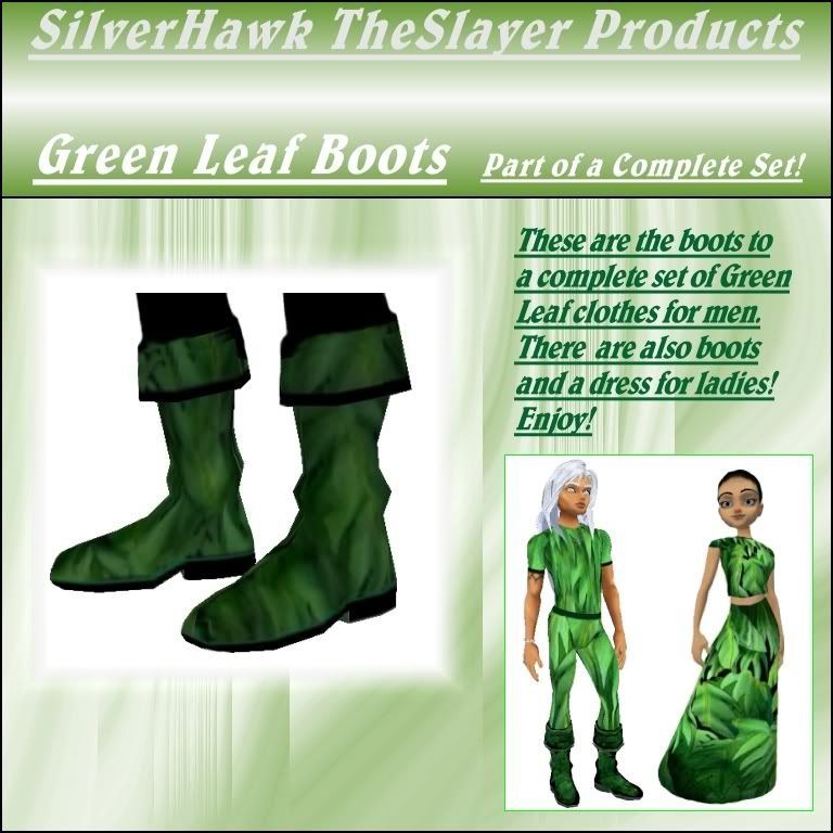 Green leaf Boots