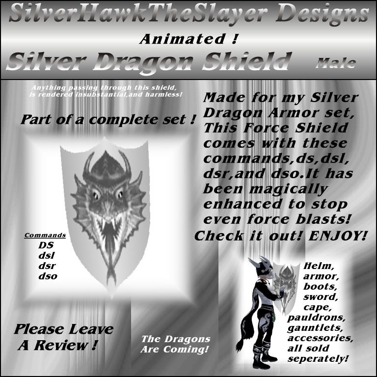 Silver Dragon Shield