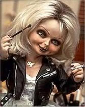  as Johnny McSame The Bride of Chucky I mean really look at her