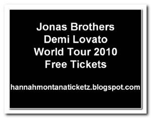 jonas brothers tour 2010  tickets