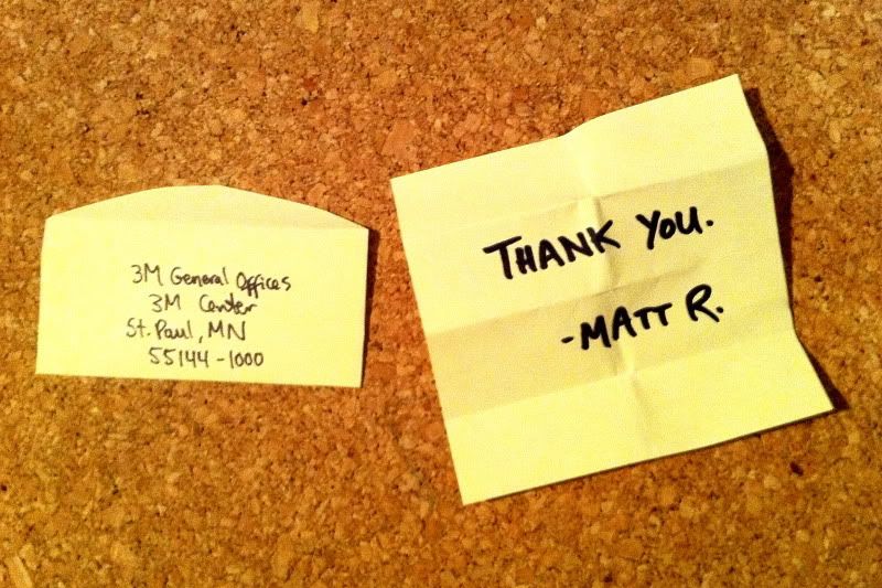 Post-it Thanks Post-it Thanks