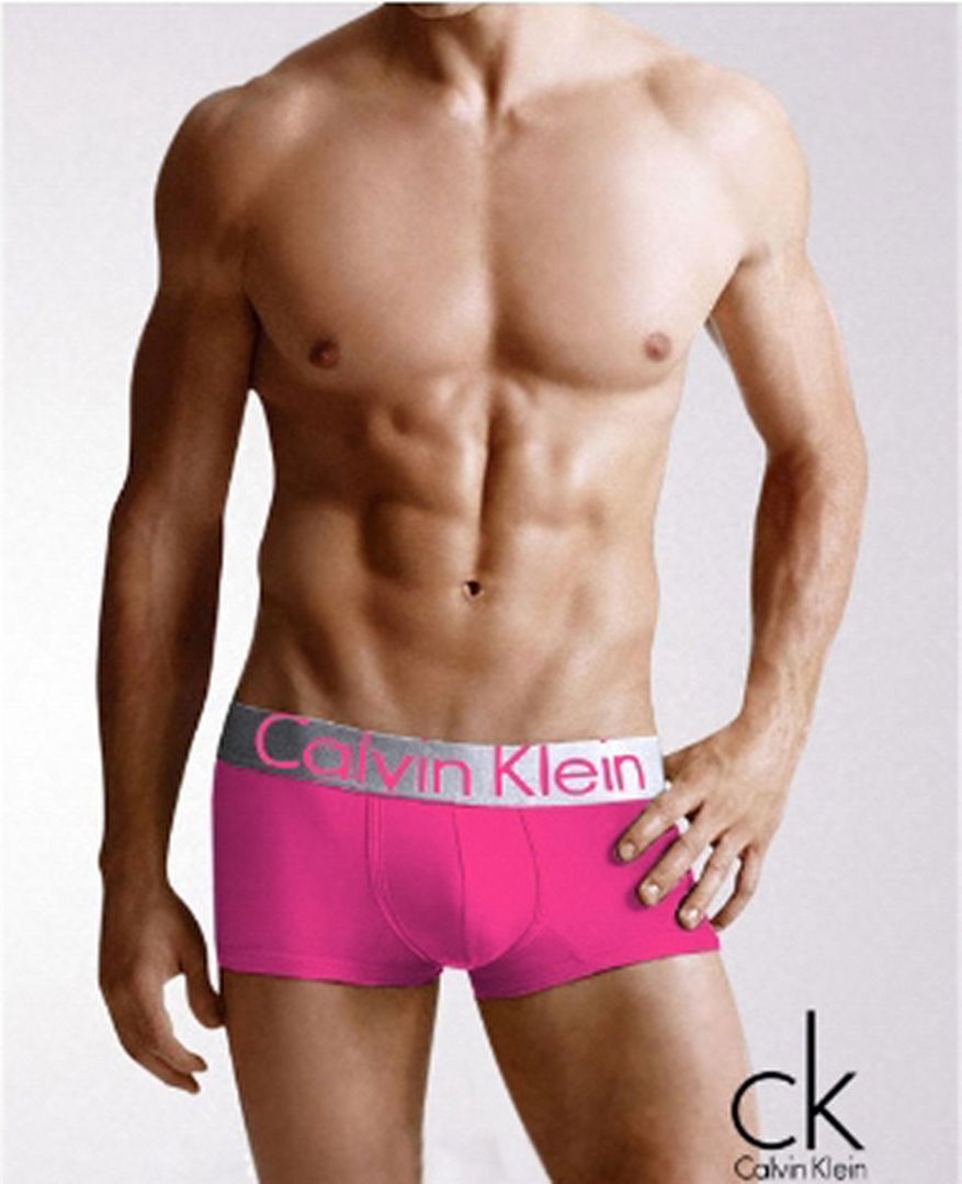 pink calvin klein trunks