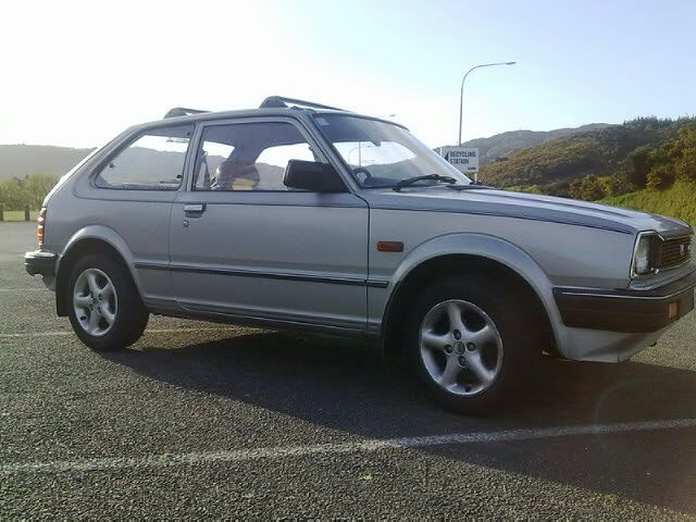 My 1982 Civic Hondamatic i got last year slapped some mags and roofracks on 