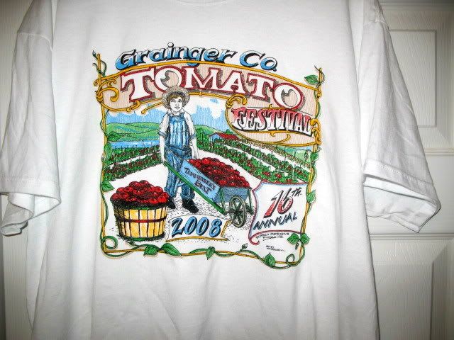 grainger county tomato festival t shirt