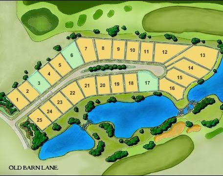 Old Barn Lane plat map