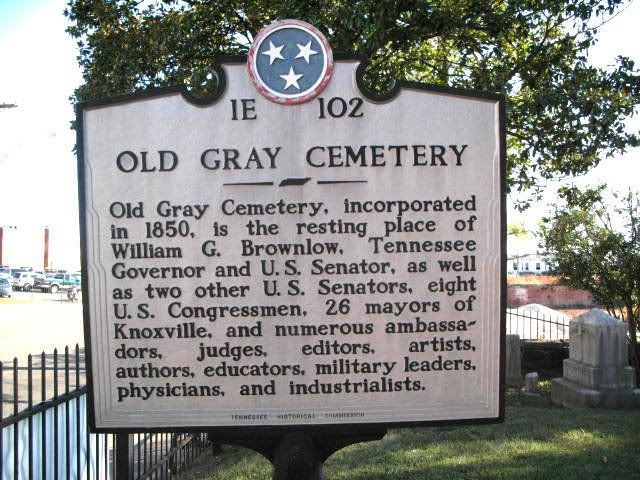 old Grey cemetary knoxville tn