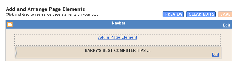 Add Page Element