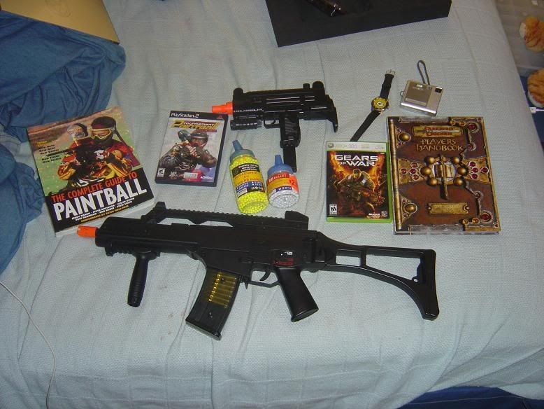 LOTS OF AIRSOFT, Gears of War, Books, Games, Camera, Watch! LOOK ALL
