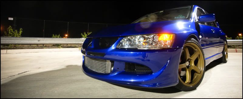  Evo VIII The electric blue looks fantastic in person the pictures just 