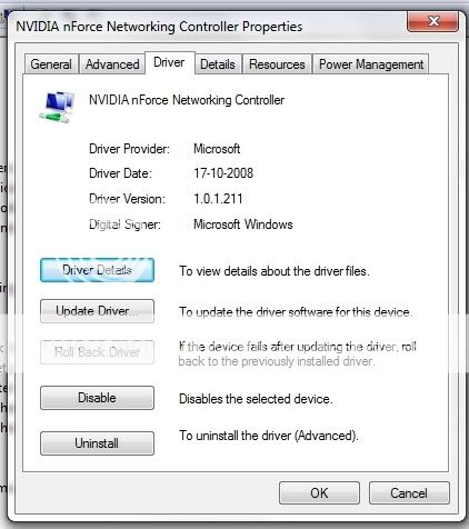 pilote nvidia nforce networking controller windows xp