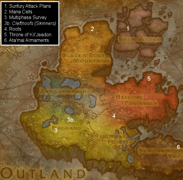 outward map