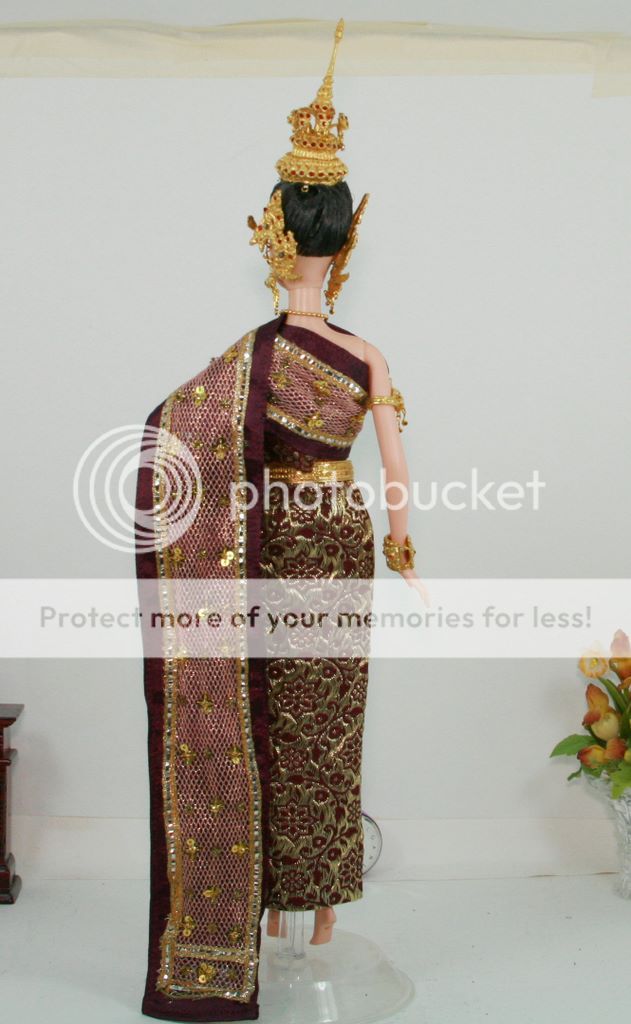 APHRODAI Fashion   OOAK Barbie Royalty   Thai Historical Real Gold 