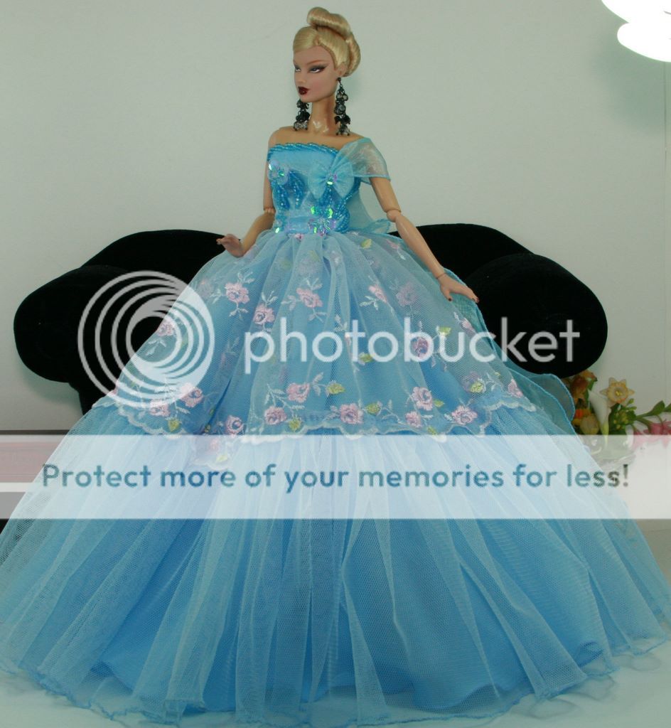   Fashion Silkstone Barbie Model Gown Outfit Dress for Dolls and Toys